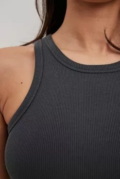 NA-KD Basic Ribbed Tank Dress 71 NA-KD Basic Ribbed Tank Dress -Party Dresses Sales ribbed tank dress 1100 005070 830921603 4