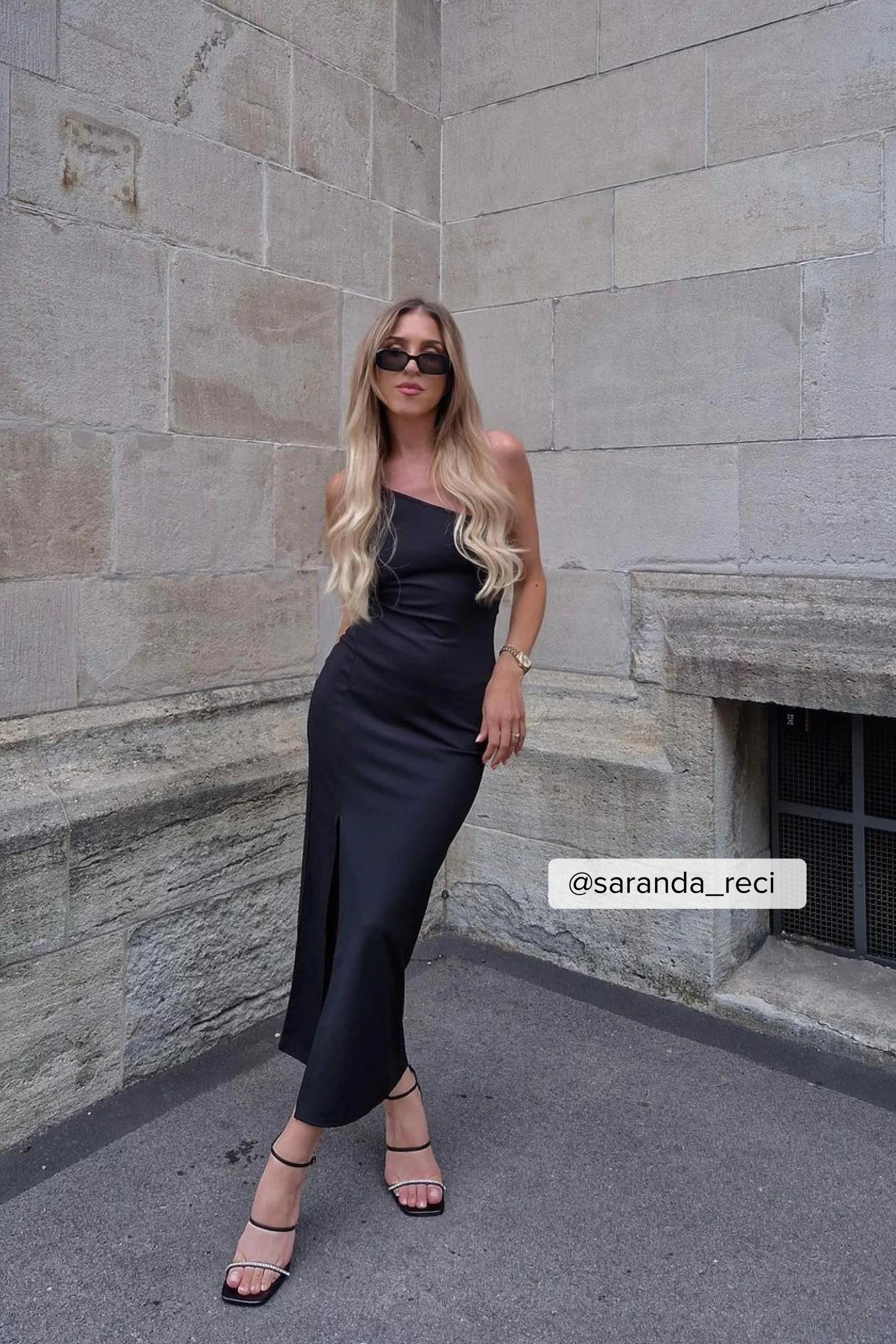 NA-KD Party One Shoulder Long Slit Dress 1 NA-KD Party One Shoulder Long Slit Dress