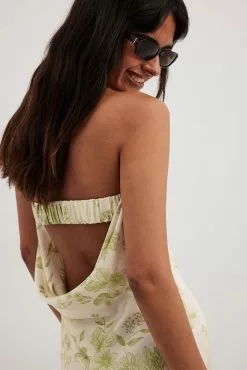 Juliesfi X NA-KD Satin Bandeau Midi Dress -Party Dresses Sales satin bandeau midi dress 1795 000031 93334459