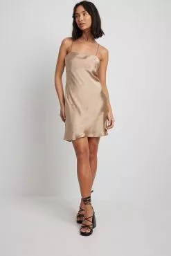 NA-KD Party Satin Slip Dress -Party Dresses Sales satin slip dress 1017 001829 02411778 1