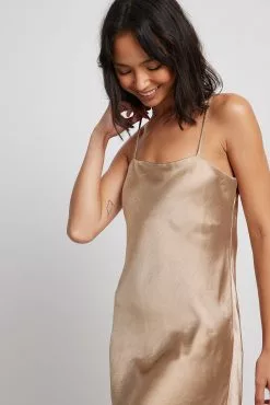 NA-KD Party Satin Slip Dress