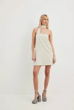 NA-KD Trend Scarf Detail Mini Dress 14 NA-KD Trend Scarf Detail Mini Dress -Party Dresses Sales scarf detail mini dress 1018 010366 002131992 1