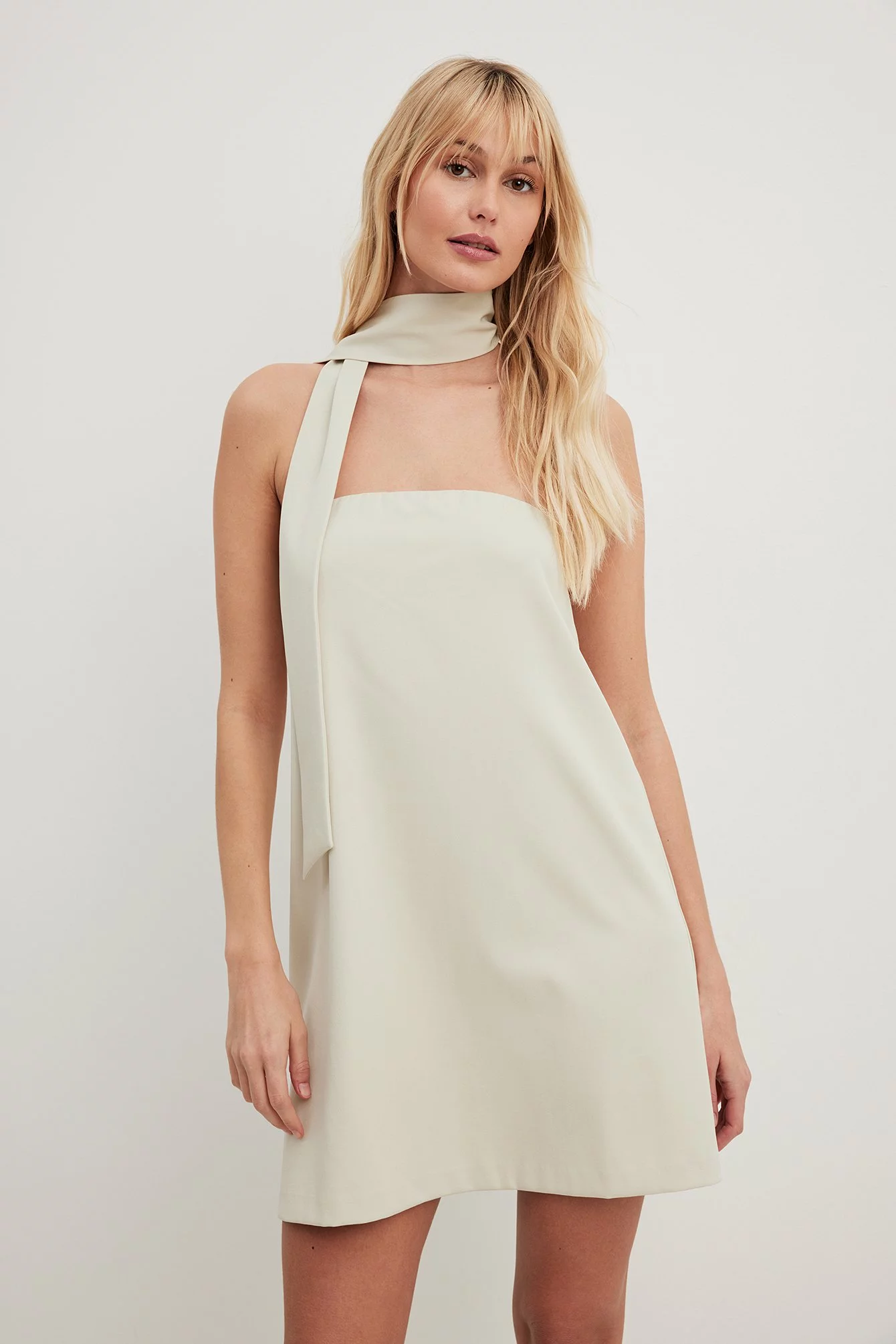 NA-KD Trend Scarf Detail Mini Dress 5 NA-KD Trend Scarf Detail Mini Dress - Image 5