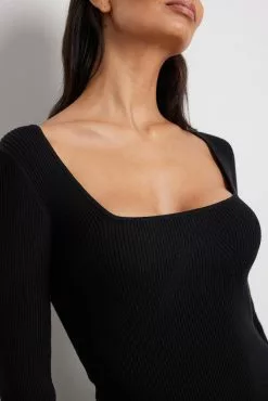 NA-KD Scoop Neck Midi Slit Dress -Party Dresses Sales scoop neck midi slit dress 1100 005871 000212884 3