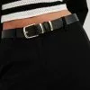 NA-KD Accessories Squared Buckle Leather Belt