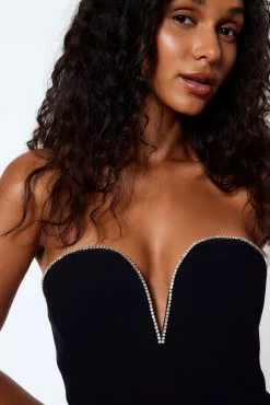 Lojsan Wallin X NA-KD Strass Mini Dress -Party Dresses Sales strass mini dress 1757 000039 00020404