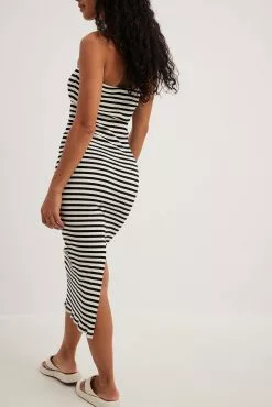 NA-KD Basic Striped Tube Midi Dress -Party Dresses Sales striped tube midi dress 1044 000291 1123 16652
