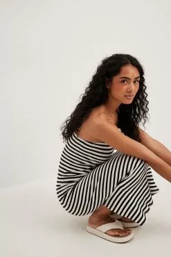 NA-KD Basic Striped Tube Midi Dress -Party Dresses Sales striped tube midi dress 1044 000291 1123 16663 3