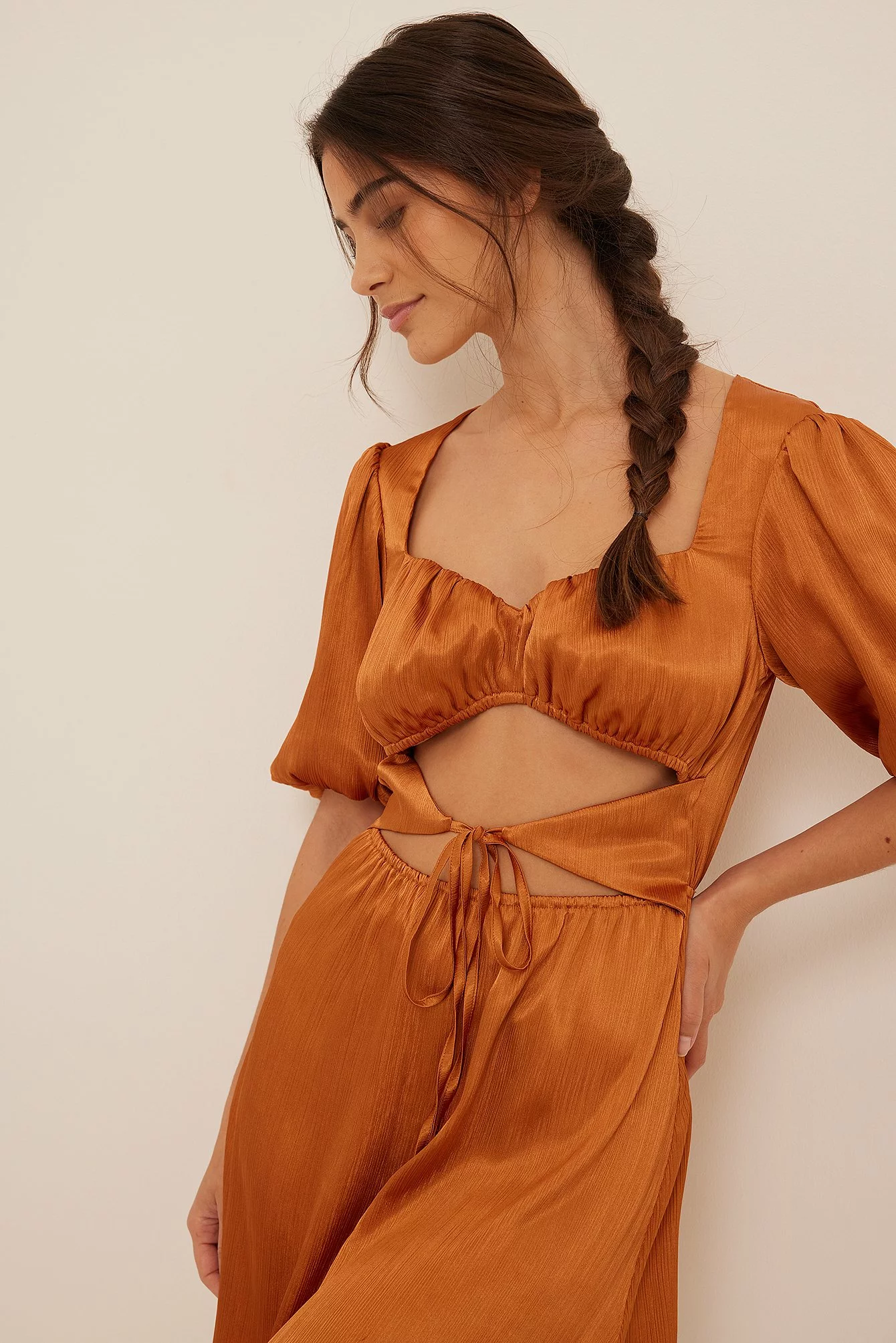 NA-KD Party Structured Cut Outs Mini Dress 1 NA-KD Party Structured Cut Outs Mini Dress