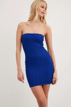 NA-KD Trend Structured Tube Dress -Party Dresses Sales structured tube dress 1018 010396 000331599 1