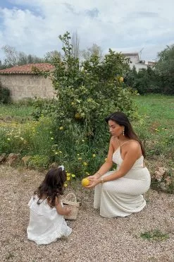 Dani Pavlica X NA-KD Tie Back Detail Ribbed Midi Dress -Party Dresses Sales tie back detail ribbed midi dress 1766 000010 40703509 02 editorial