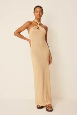 Romee Strijd X NA-KD Twist Detail Long Dress -Party Dresses Sales twist detail long dress 1749 000041 01401352 1