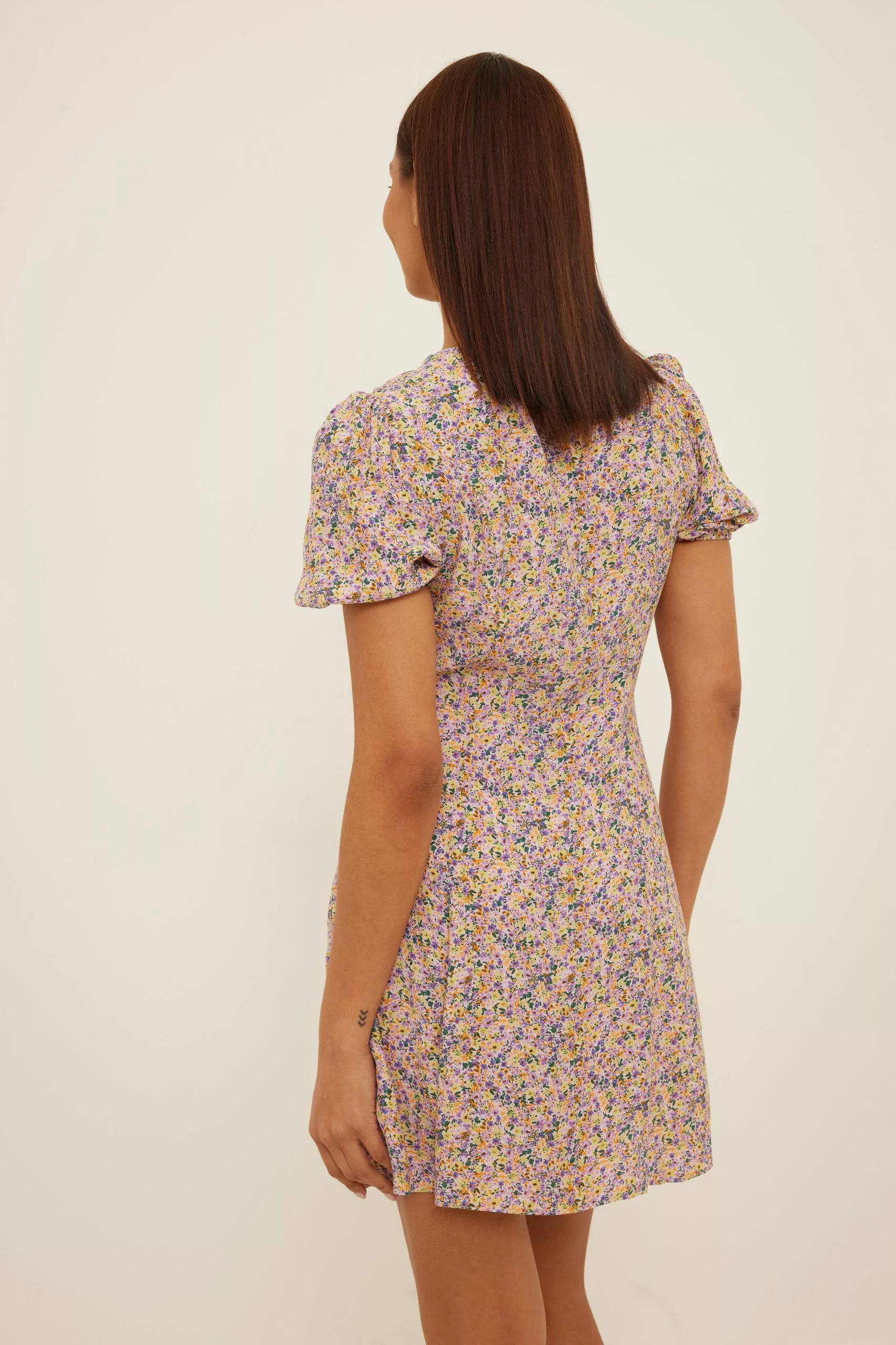 NA-KD Boho V-Neck Mini Dress 2 NA-KD Boho V-Neck Mini Dress - Image 2