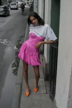 NA-KD Party Vinyl Dress 9 NA-KD Party Vinyl Dress -Party Dresses Sales vinyl dress 1017 001675 0015 01