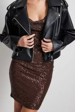 NA-KD Party Waterfall Detail Sequin Mini Dress 10 NA-KD Party Waterfall Detail Sequin Mini Dress -Party Dresses Sales waterfall detail sequin mini dress 1017 001879 001713097