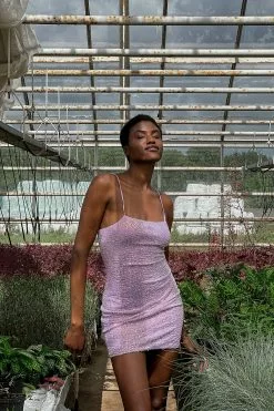 NA-KD Party Waterfall Mini Dress