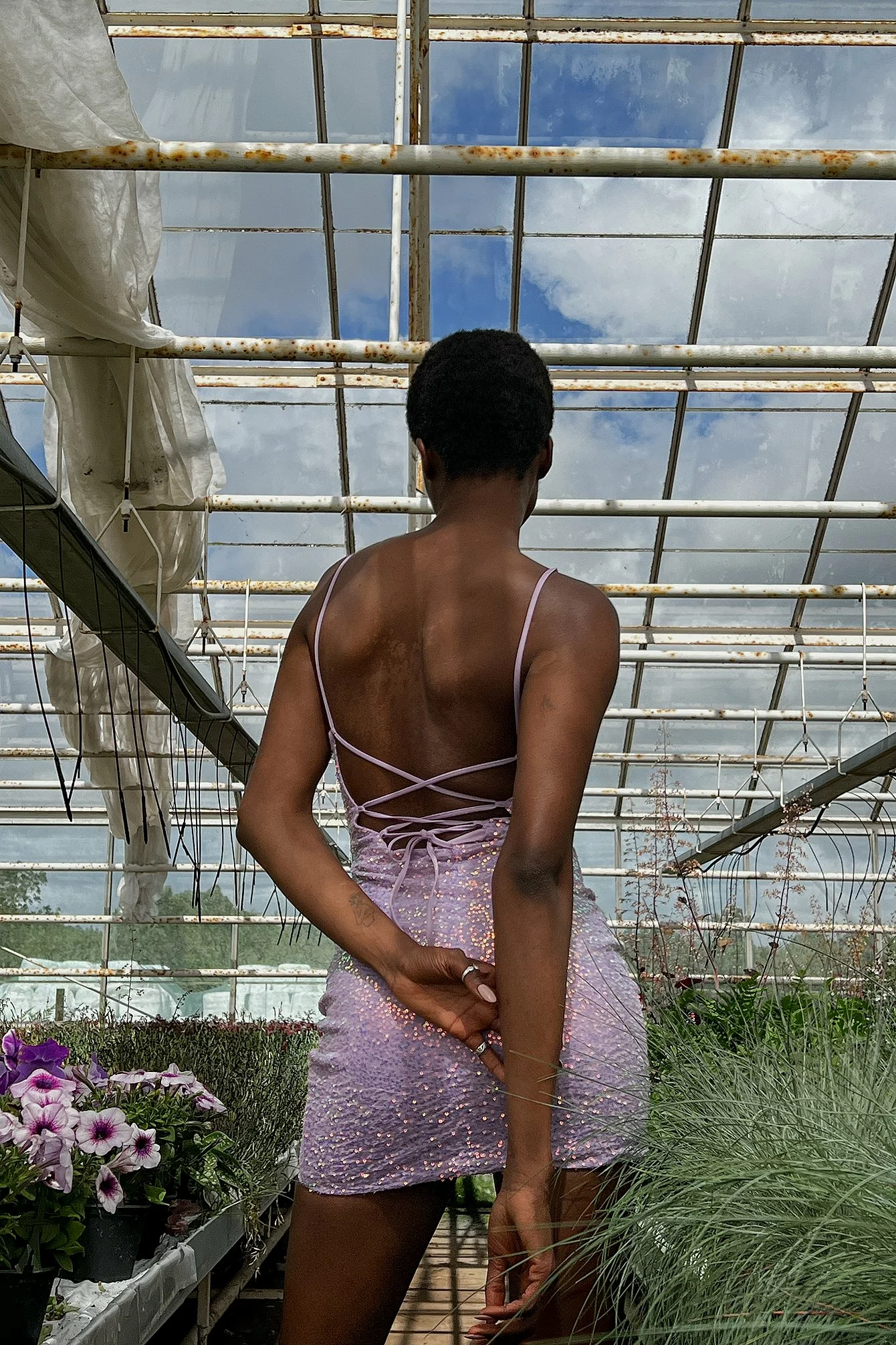 NA-KD Party Waterfall Mini Dress 2 NA-KD Party Waterfall Mini Dress - Image 2