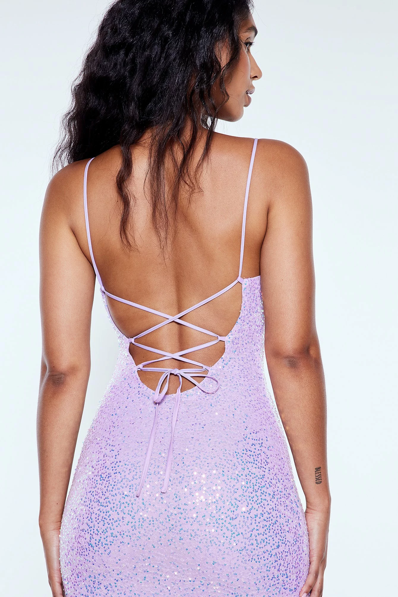 NA-KD Party Waterfall Mini Dress 6 NA-KD Party Waterfall Mini Dress - Image 6