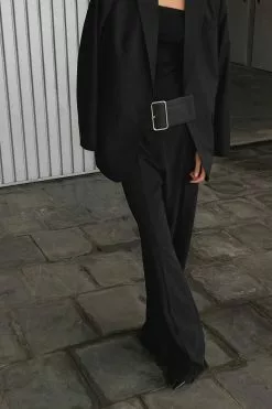 NA-KD Accessories Wide Leather Look Belt